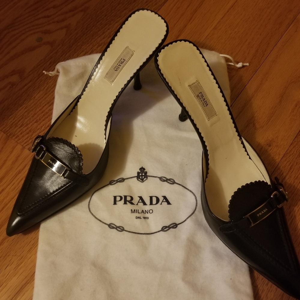 Prada Mimi mules 38 1/2